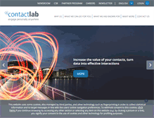 Tablet Screenshot of contactlab.com